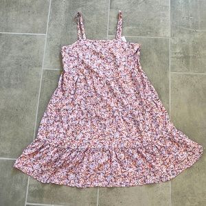 floral mini dress. springy